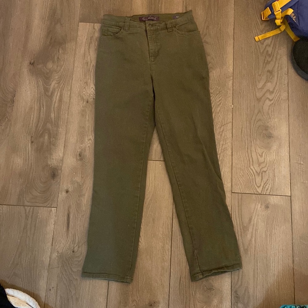 Green jeans